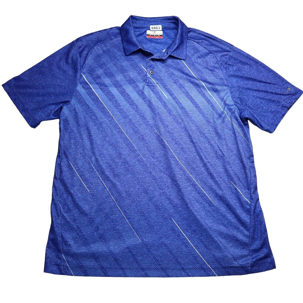Grand Slam Shirt Mens XL Blue Polo Golf Golfing Athleticwear Casual